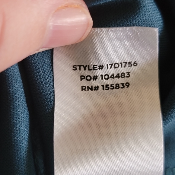 Women's Lulus Ailey Gold and Teal Skater Dress Size Large NWT - Picture 5 of 9